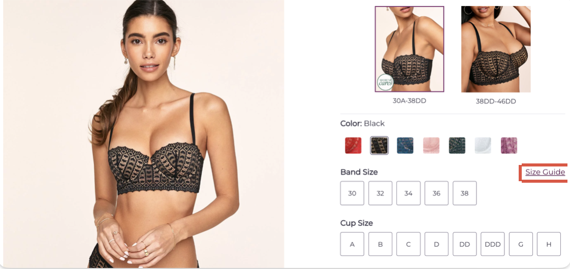 How to decide the correct bra size when you have an option